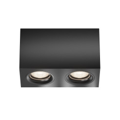 MAYTONI Spot reflektor sufitowy 2punktowy Natynkowy Slim 10W GU10 C013CL-02B