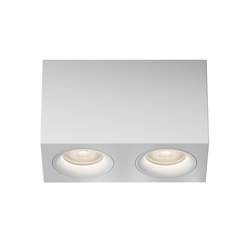 MAYTONI Spot reflektor sufitowy 2punktowy Natynkowy Slim 10W GU10 C013CL-02W