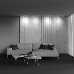 MAYTONI Spot reflektor sufitowy 1punktowy Natynkowy Obrotowy Onda 12W LED 850lm 3000K 80 CRI C024CL-L12W3K