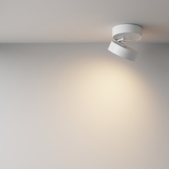 MAYTONI Spot reflektor sufitowy 1punktowy Natynkowy Obrotowy Onda 18W LED 1500lm 3000K 80 CRI C024CL-L18W
