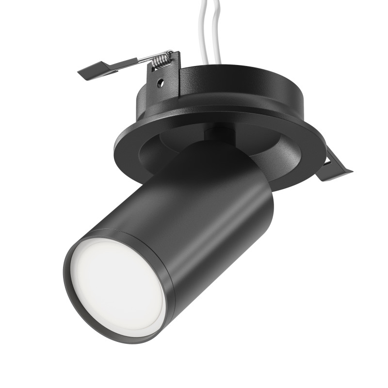 MAYTONI Spot reflektor sufitowy 1punktowy Wbudowany Obrotowy FOCUS S 10W GU10 C048CL-U-1B
