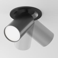 MAYTONI Spot reflektor sufitowy 1punktowy Wbudowany Obrotowy FOCUS S 10W GU10 C048CL-U-1B