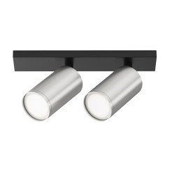 MAYTONI Spot reflektor sufitowy 2punktowy Natynkowy Obrotowy FOCUS S 10W GU10 C051CL-U-02BS