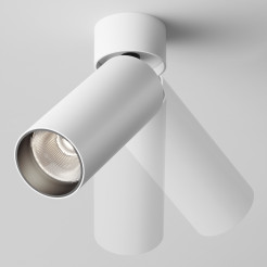MAYTONI Spot reflektor sufitowy 1punktowy Natynkowy FOCUS LED 12W LED 900lm 4000K 90 CRI Dimmable C055CL-L12W4K-W-D-W