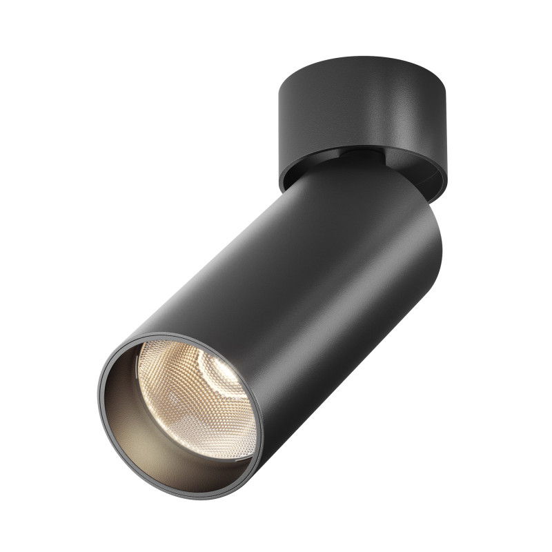 MAYTONI Spot reflektor sufitowy 1punktowy Natynkowy FOCUS LED 12W LED 900lm 3000K 90 CRI Dimmable C055CL-L12B3K-W-D-B