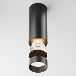 MAYTONI Spot reflektor sufitowy 1punktowy Natynkowy FOCUS LED 12W LED 900lm 3000K 90 CRI C056CL-L12B3K-W-B