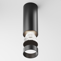 MAYTONI Spot reflektor sufitowy 1punktowy Natynkowy FOCUS LED 12W LED 900lm 4000K 90 CRI C056CL-L12B4K-W-B