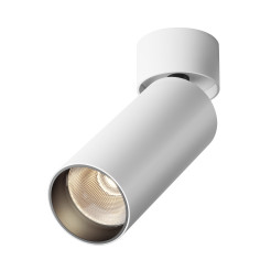 MAYTONI Spot reflektor sufitowy 1punktowy Natynkowy FOCUS LED 12W LED 900lm 3000K 90 CRI Dimmable C055CL-L12W3K-W-D-W