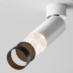 MAYTONI Spot reflektor sufitowy 1punktowy Natynkowy FOCUS LED 12W LED 900lm 3000K 90 CRI Dimmable C055CL-L12W3K-W-D-W