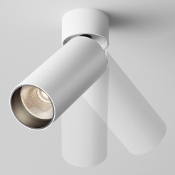 MAYTONI Spot reflektor sufitowy 1punktowy Natynkowy FOCUS LED 12W LED 900lm 3000K 90 CRI Dimmable C055CL-L12W3K-W-D-W