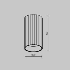 MAYTONI Lampa sufitowa Calipso 10W GU10 C106CL-01-GU10-W