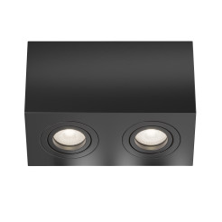 MAYTONI Spot reflektor sufitowy 2punktowy Natynkowy Atom 10W GU10 C017CL-02B