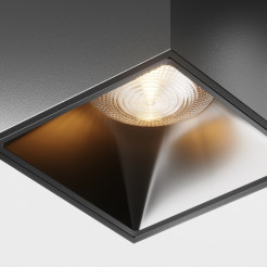 MAYTONI Spot reflektor sufitowy 1punktowy Natynkowy Alfa LED 12W LED 840lm 3000K 90 CRI C065CL-L12B3K