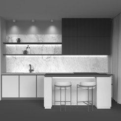 MAYTONI Spot reflektor sufitowy 1punktowy Natynkowy Alfa LED 15W LED 1200lm 3000K 90 CRI Dimmable C064CL-01-15W3K-D-RD-WB