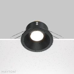 MAYTONI Spot reflektor sufitowy 1punktowy wbudowany Zoom 10W GU10 DL032-2-01B
