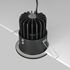 MAYTONI Spot reflektor sufitowy 1punktowy Wbudowany Zoom 12W LED 970lm 4000K 90 CRI DL034-L12W4K-B