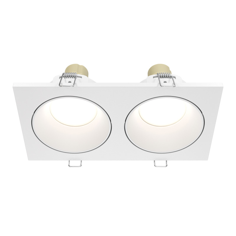 MAYTONI Spot reflektor sufitowy 2punktowy Wbudowany Zoom 10W GU10 DL033-2-02W