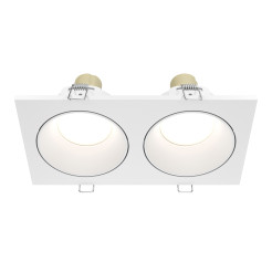 MAYTONI Spot reflektor sufitowy 2punktowy Wbudowany Zoom 10W GU10 DL033-2-02W