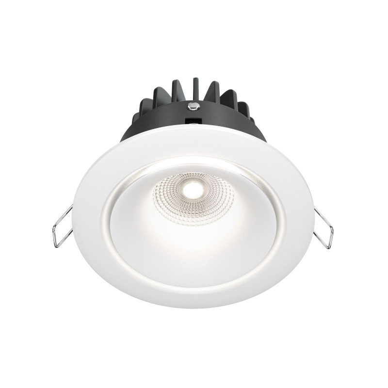 MAYTONI Spot reflektor sufitowy 1punktowy Wbudowany Yin 12W LED 920lm 4000K 90 CRI Dimmable DL031-L12W4K-D-W