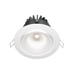 MAYTONI Spot reflektor sufitowy 1punktowy Wbudowany Yin 12W LED 920lm 4000K 90 CRI Dimmable DL031-L12W4K-D-W
