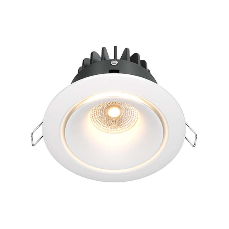 MAYTONI Spot reflektor sufitowy 1punktowy Wbudowany Yin 12W LED 870lm 3000K 90 CRI Dimmable DL031-L12W3K-D-W