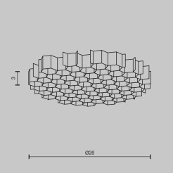 MAYTONI Części składowe opraw oświetleniowych Wise HoneyComb-D26