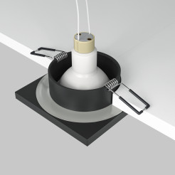 MAYTONI Spot reflektor sufitowy 1punktowy Wbudowany Stark 10W GU10 DL083-01-GU10-SQ-B