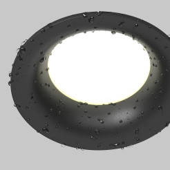 MAYTONI Spot reflektor sufitowy 1punktowy Wbudowany Slim 10W GU10 DL088-GU10-RD-B