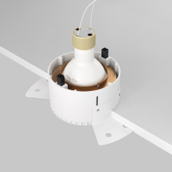 MAYTONI Spot reflektor sufitowy 1punktowy Wbudowany Share 10W GU10 DL051-01-GU10-RD-WMG