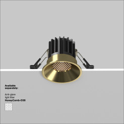 MAYTONI Spot reflektor sufitowy 1punktowy Wbudowany Round 7W LED 460lm 3000K 90 CRI DL058-7W3K-BS