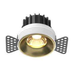 MAYTONI Spot reflektor sufitowy 1punktowy Wbudowany Round 12W LED 920lm 3000K 90 CRI DL058-12W3K-TRS-BS