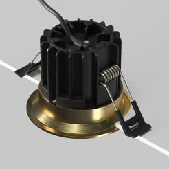 MAYTONI Spot reflektor sufitowy 1punktowy Wbudowany Round 12W LED 930lm 3000K 90 CRI DL058-12W3K-BS