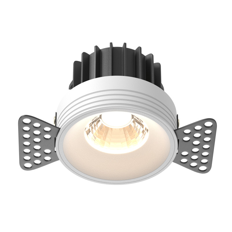 MAYTONI Spot reflektor sufitowy 1punktowy Wbudowany Round 12W LED 920lm 3000K 90 CRI DL058-12W3K-TRS-W