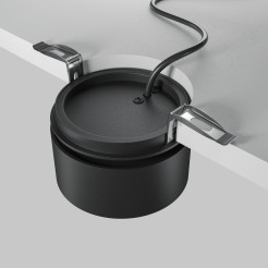 MAYTONI Lampa wbudowana Onda LED DL024-12W-DTW-B