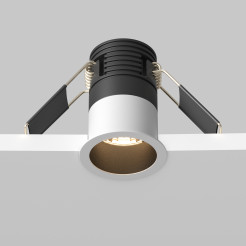 MAYTONI Spot reflektor sufitowy 1punktowy Wbudowany Minor 5W LED 230lm 3000K 90 CRI DL089-5W3K-BW