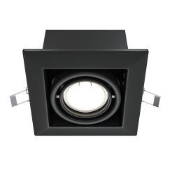 MAYTONI Spot reflektor sufitowy 1punktowy wbudowany Obrotowy Metal Modern 10W GU10 DL008-2-01-B
