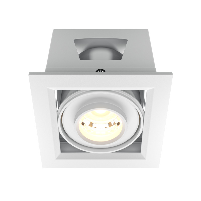 MAYTONI Spot reflektor sufitowy 1punktowy wbudowany Metal Modern 10W LED 750lm 3000K 90 CRI DL093-01-10W3K-W