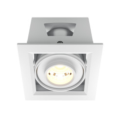 MAYTONI Spot reflektor sufitowy 1punktowy wbudowany Metal Modern 10W LED 750lm 3000K 90 CRI DL093-01-10W3K-W