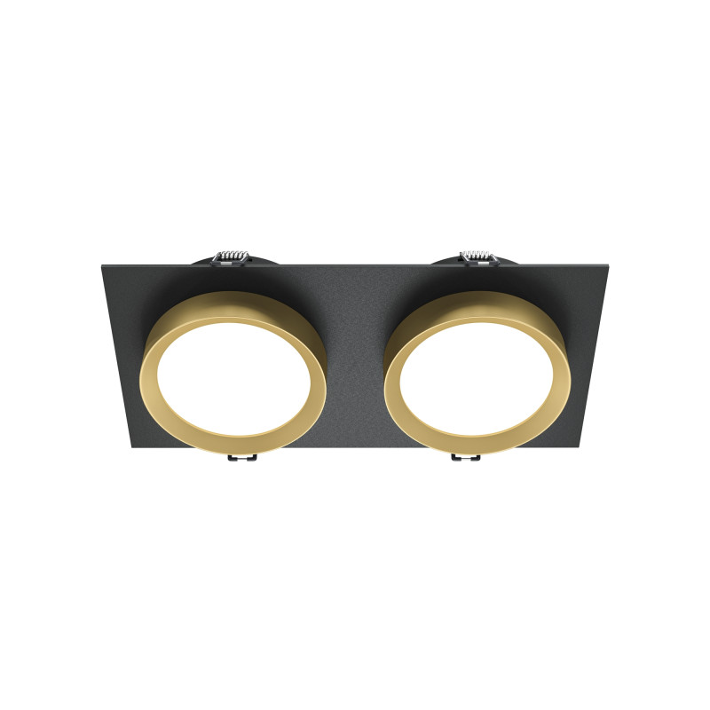 MAYTONI Spot reflektor sufitowy 2punktowy Wbudowany Hoop 12W GX53 DL086-02-GX53-SQ-BG
