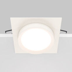 MAYTONI Spot reflektor sufitowy 1punktowy Wbudowany Hoop 12W GX53 DL086-GX53-SQ-W