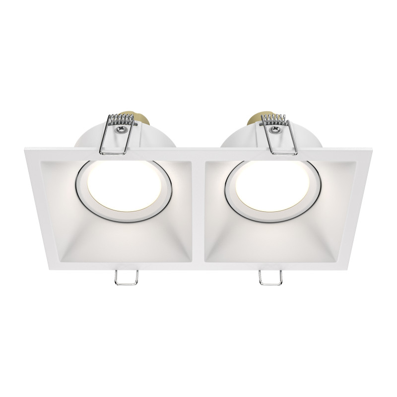 MAYTONI Spot reflektor sufitowy 2punktowy Wbudowany Obrotowy Dot 10W GU10 DL029-2-02W