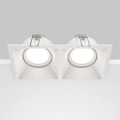 MAYTONI Spot reflektor sufitowy 2punktowy Wbudowany Obrotowy Dot 10W GU10 DL029-2-02W