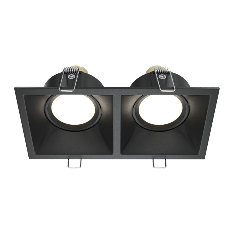 MAYTONI Spot reflektor sufitowy 2punktowy Wbudowany Obrotowy Dot 10W GU10 DL029-2-02B