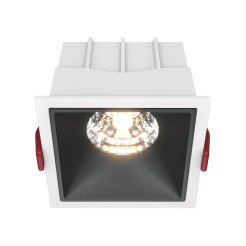 MAYTONI Spot reflektor sufitowy 1punktowy Wbudowany Alfa LED 15W LED 1050lm 3000K 90 CRI DL043-01-15W3K-SQ-WB
