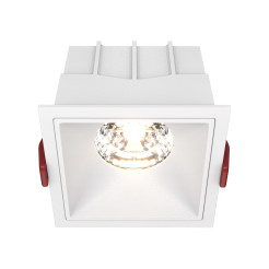 MAYTONI Spot reflektor sufitowy 1punktowy Wbudowany Alfa LED 15W LED 1150lm 3000K 90 CRI DL043-01-15W3K-SQ-W