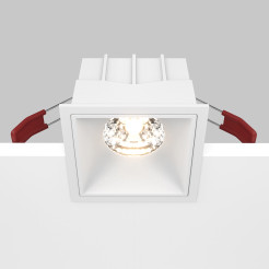 MAYTONI Spot reflektor sufitowy 1punktowy Wbudowany Alfa LED 15W LED 1150lm 3000K 90 CRI DL043-01-15W3K-SQ-W