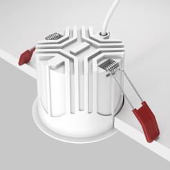 MAYTONI Lampa wbudowana Alfa LED LED 2700K 750lm DL043-01-15W2.7K-RD-W-DE