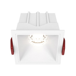 MAYTONI Spot reflektor sufitowy 1punktowy Wbudowany Alfa LED 10W LED 550lm 4000K 90 CRI Dimmable DL043-01-10W4K-D-SQ-W