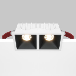 MAYTONI Spot reflektor sufitowy 1punktowy Wbudowany Alfa LED 20W LED 900lm 3000K 90 CRI DL043-02-10W3K-SQ-WB