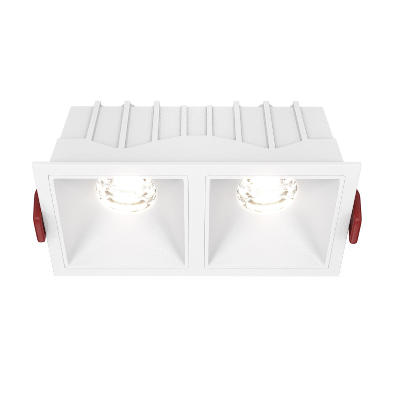MAYTONI Spot reflektor sufitowy 1punktowy Wbudowany Alfa LED 20W LED 1100lm 4000K 90 CRI DL043-02-10W4K-SQ-W